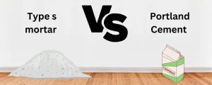 type s mortar vs portland cement
