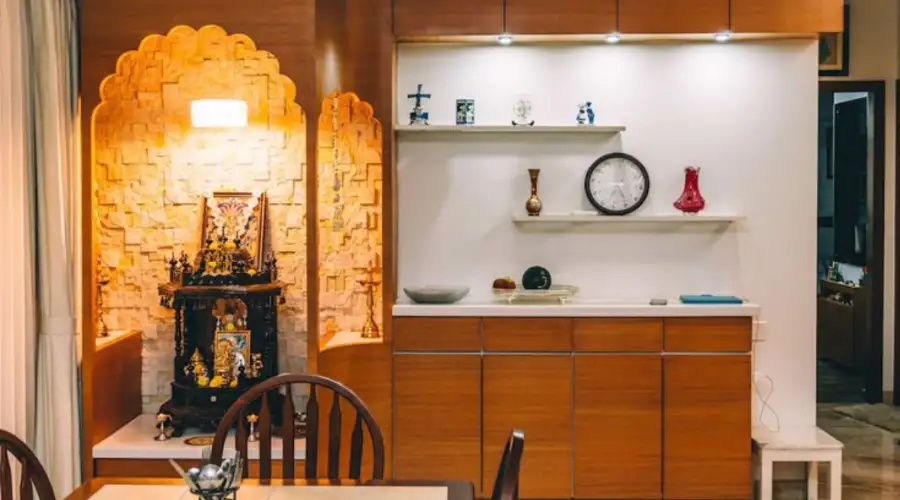 Kitchen or Dining Area Mandir Unit