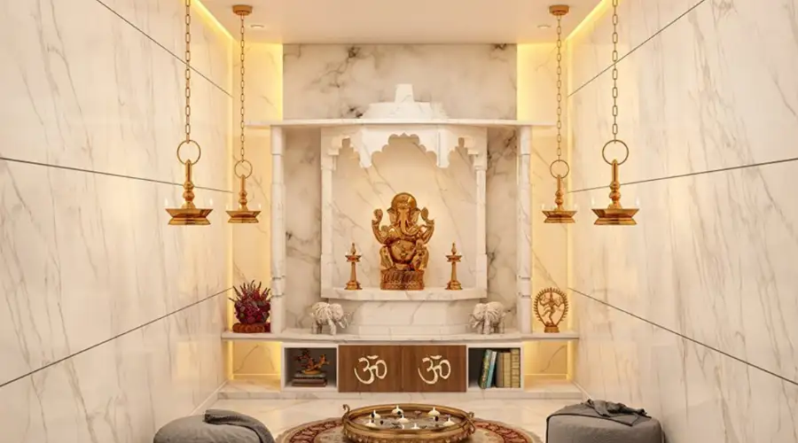 Pooja Room Designs in Marble