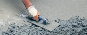 pouring new cement over old