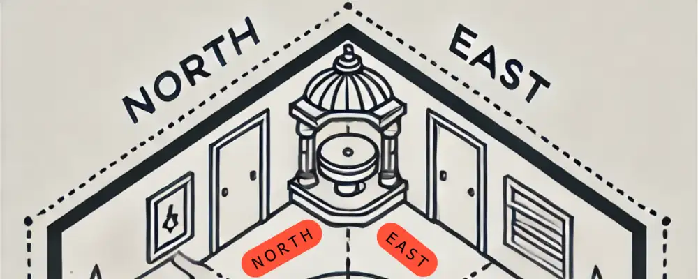 where to place mandir at home