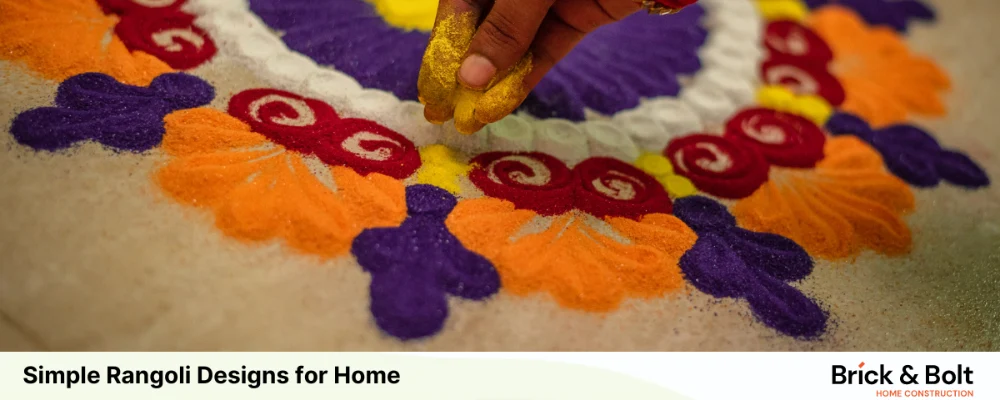 Simple Rangoli Designs for Home